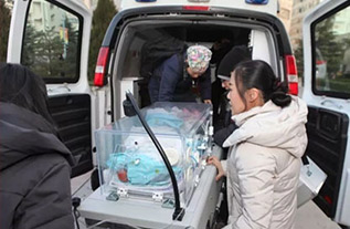 丁青县妇婴监护型护送